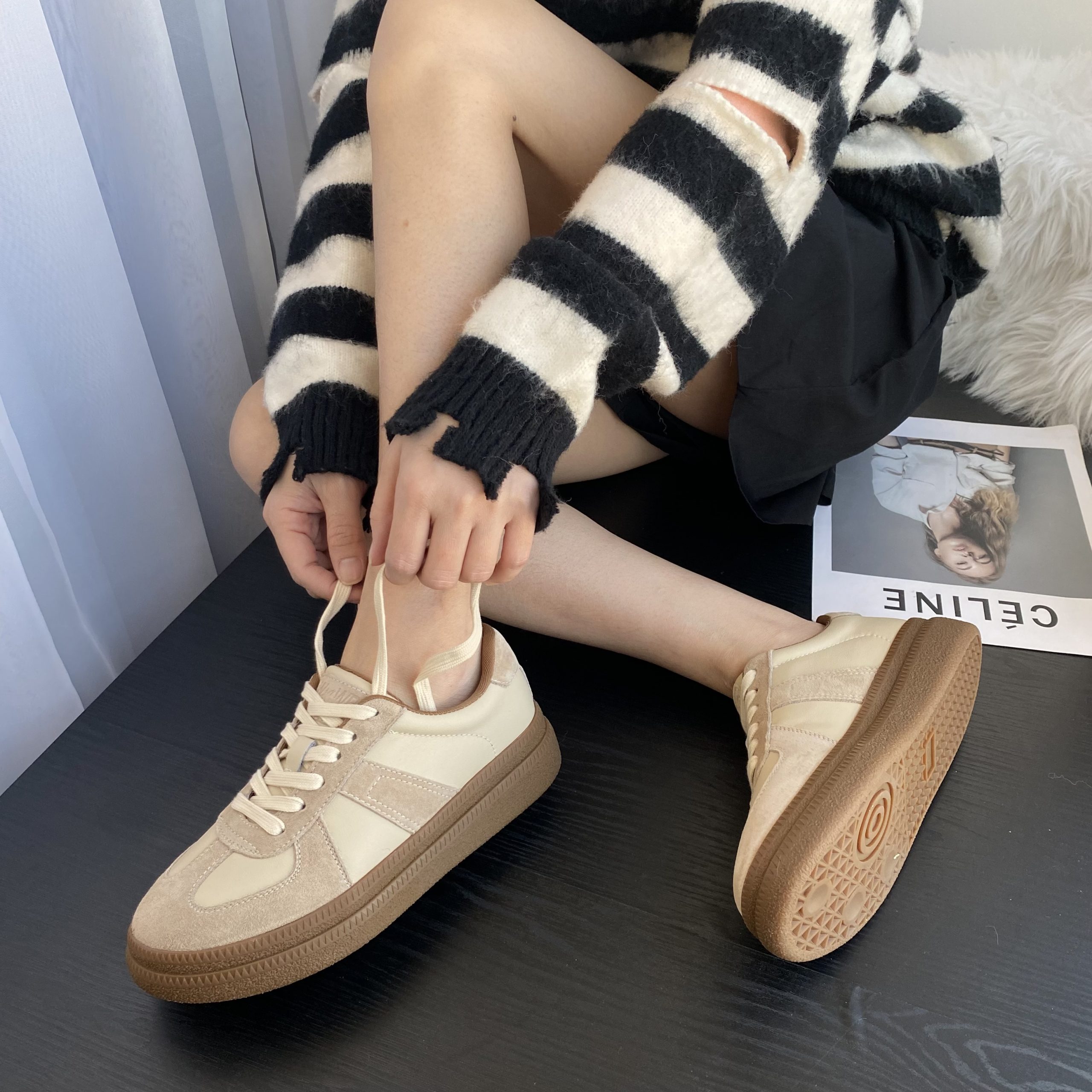 2022-winter-comfortable-flat-shoes-american-retro-genuine-leather-suede-derby-shoes-casual-versatile_1 2022 Winter Comfortable Flat Shoes American Retro Genuine Leather Suede Derby Shoes Casual Versatile