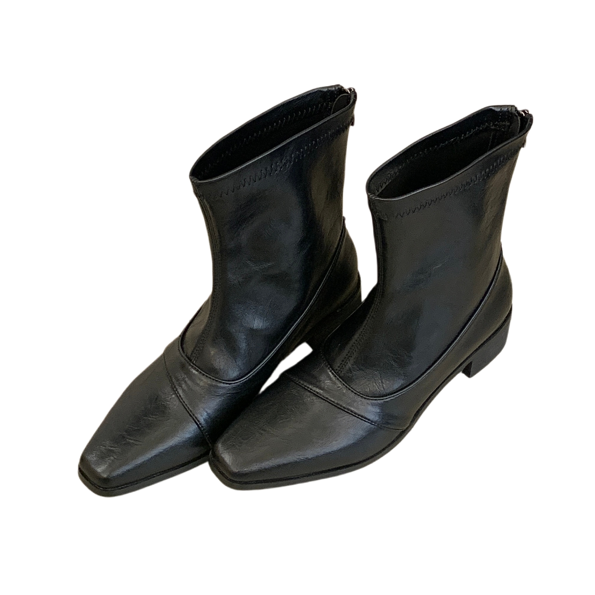 2026-new-french-retro-pointed-toe-chunky-heel-short-boots-womens-winter-ankle-boots_4 2026 New French Retro Pointed Toe Chunky Heel Short Boots Women's Winter Ankle Boots