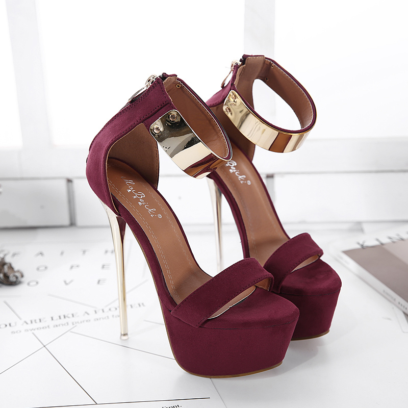 european-american-stage-show-sexy-16cm-high-heel-womens-sandals-34-40_4 European American Stage Show Sexy 16CM High Heel Women's Sandals 34-40