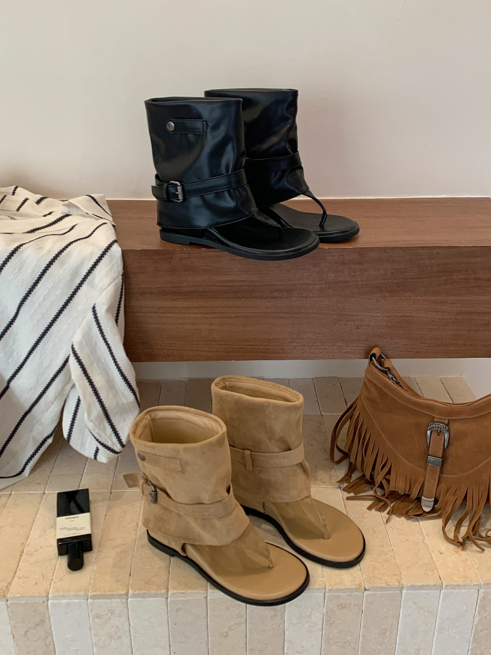 french-style-hidden-wedge-ankle-boots-2026-new-summer-sandals-vacation-style-with-dress-short-boots French Style Hidden Wedge Ankle Boots 2026 New Summer Sandals Vacation Style with Dress Short Boots