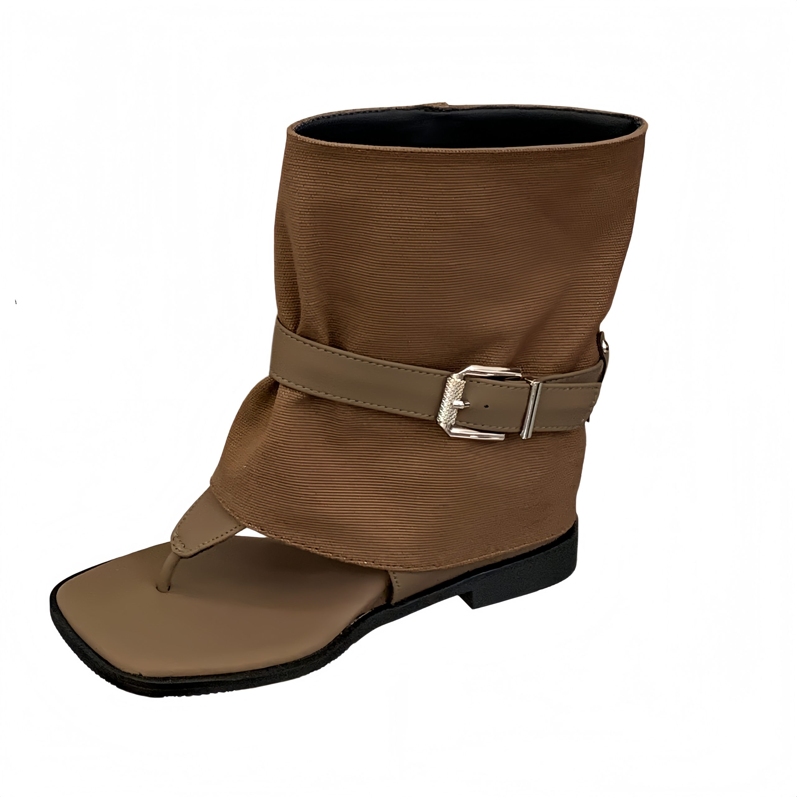 French Style Hidden Wedge Summer Boots 2026 New Women's Sandals Vacation Dress Boots